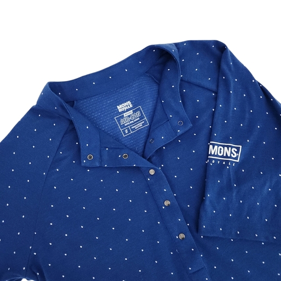 MONS ROYALE Merino Air-Con Henley Cycling Shirt s - Picture 1 of 13